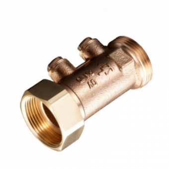 Обратный клапан Aquastrom R Ду 40, НР, НГ, 1 3/4, проходной, бронза
