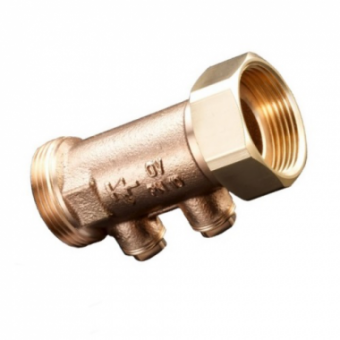 Обратный клапан Aquastrom R Ду 25, НР, НГ, 1 1/4, проходной, бронза